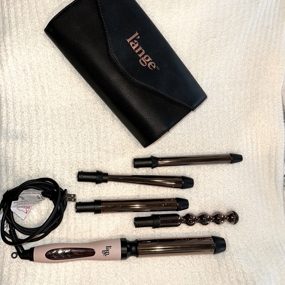 Le Cinq Curling Wand Set In Blush